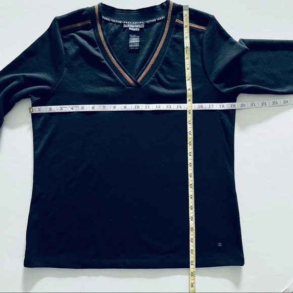 Women's Navy V-Neck Top - Picture 7 of 8